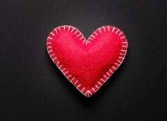 Heart shaped graphic